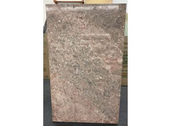 Large Piece Of Pink And Gray Granite