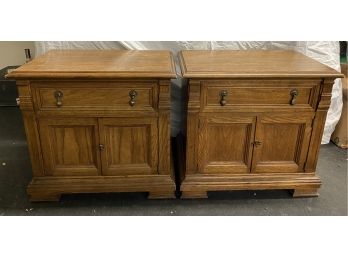 Pair Of Drexel Nightstands/end Tables