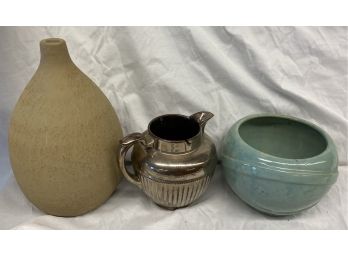 Three Piece Pottery