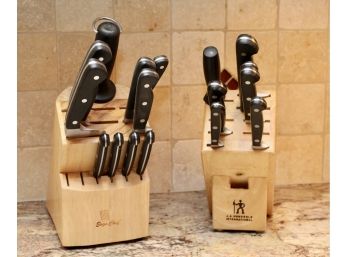 J.A. Henckels International And Ergo Chef Butcher Block Knives And More