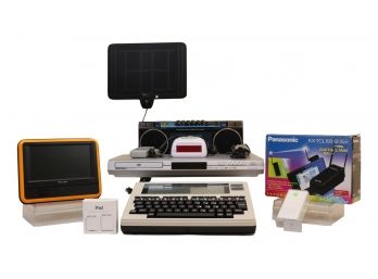 TRS-80 Model 100 Portable Computer, Apple IPod And Camera Kit, Ghost Antenna And More Electronics