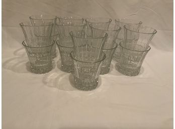 Set Of 18 Crystal Glasses