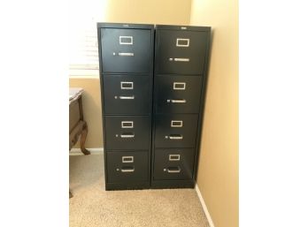 3 File Cabinets, 2 Tall, 1 Short