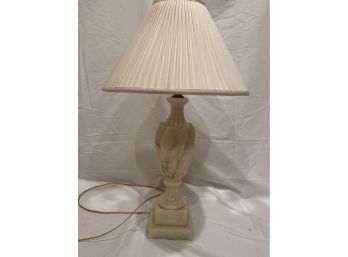 Carved Marble Lamp