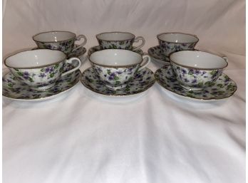 Lefton China Handpainted Tea Set