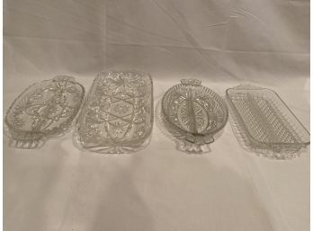 4 Glass Dishes