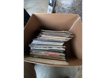 Box Of Vinyl Records