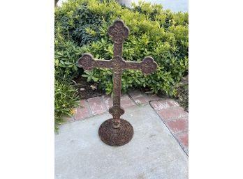 Garden Cross Statue