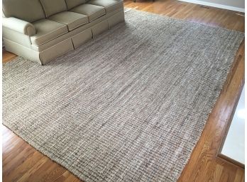 Huge SAVAVIEH Jute Rug  - Nice Large Piece 14' X 10' - Model Is Called BARBADOS - Great Decorator Piece