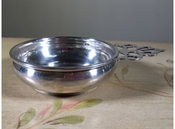 Lovely Vintage Sterling Silver Porringer - By Charles Whiting & Co - Classic Design - 2.5 Troy Ounces