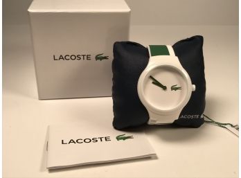 Awesome - BRAND NEW - LACOSTE / IZOD Watch - Unisex - High Impact Case - Silicone Strap- In Box - Retails $125