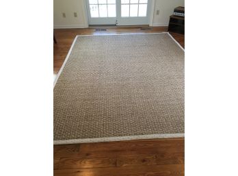 Fantastic SAFAVIEH Seagrass With Ivory Border Rug - AMAZING Decorator Piece - 8 X 10 - NICE RUG !