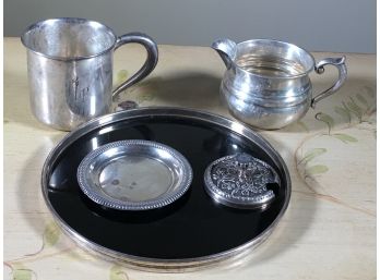 STERLING SILVER / 925 - Sterling Silver Scrap Lot - 4.78 Troy Ounces - TRAY NOT INCLUDED IN WEIGHT