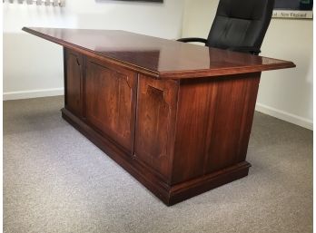 Fabulous Mahogany Executive Desk By Indiana Desk VERY High Quality - Fantastic Condition Paid - $3,900