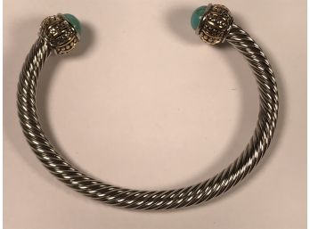 Fantastic Yurman STYLE Cable Bracelet - Costume Jewelry - Not Sterling - Good Looking Piece