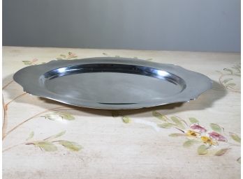 Amazing Vintage Wallace Sterling Silver Tray / Platter - VERY HEAVY 19.31 Troy Ounces - Over $400 In Sterling