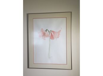 Large Floral Watercolor By Betty Willis  - Very Nice Painting - Nicely Frames