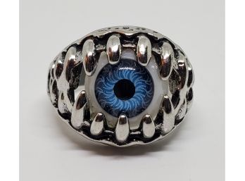 Awesome Eyeball In Mouth Ring