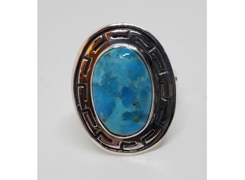 Kingman Turquoise Ring In Sterling Silver