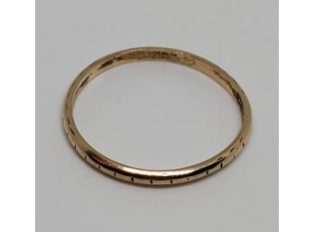 14k Gold Band Ring