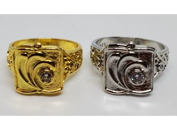 Pair Of Cool Secret Compartment Rings