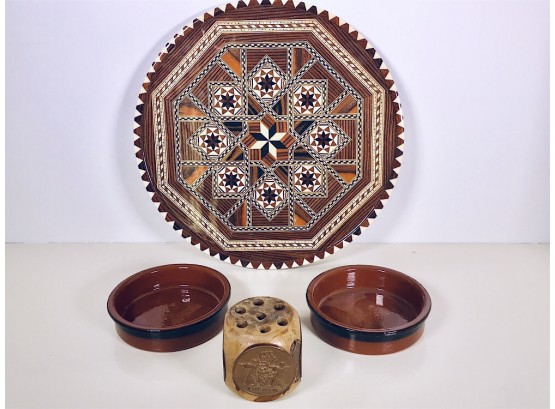 Middle Eastern Parquet Platter & More