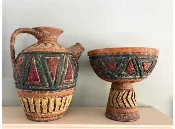 Two Matching Pieces Of Pottery