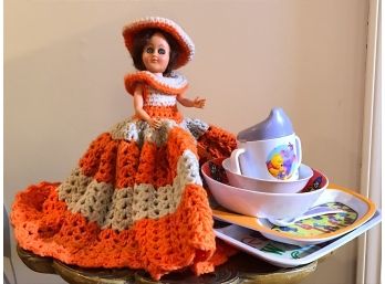 Vintage Doll & Baby Dishes