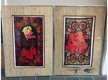 Two Framed Pieces Of Biblical Artwork