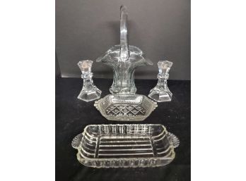 Vintage Clear Glass Assortment