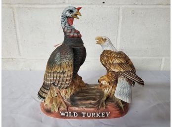 Wild Turkey Decanter Bourbon Whiskey With Eagle No. 4 1984