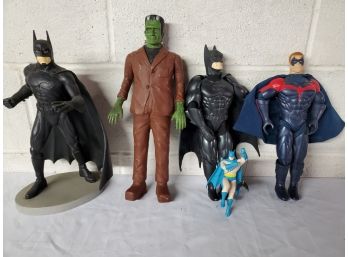 Great Vintage Superhero Lot  - Batman And Robin Are DC Comics 1997, Frankenstein 14'