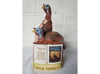 Wild Turkey Lore Whiskey Bourbon Decanter No. 3 1981