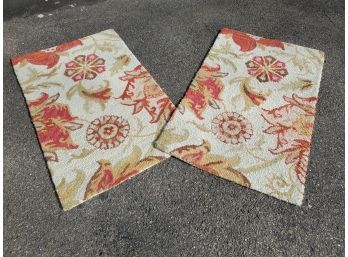 Two Great Thick Throw Living Room Entryway Rugs Matching 30 X 49