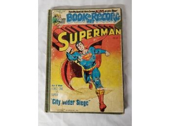 Older Hard Cover Superman Comic City Under Siege