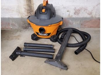 Rigid Wet Vac 120 Volt With All Attachments And Hose Works And Tested