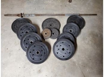 Fitness Weider Weights And Bar Lot, Get Buff At Home