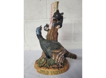 Wild Turkey Decanter With Bear Cubs No. 9 1985