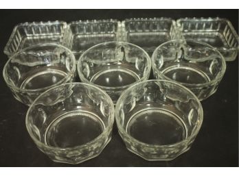 Nice Set Of ARCOROC Glass Bowls & Dishes, Made In France