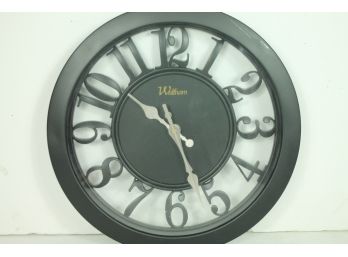 Nice Black Waltham Wall Clock