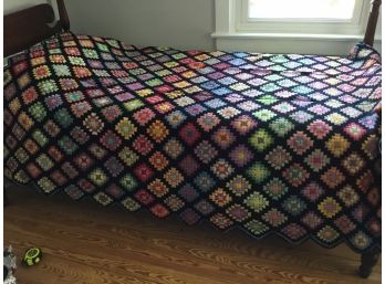 Hand Crocheted Throw Blanket