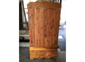 Vintage  Cedar Wardrobe Closet Number Two