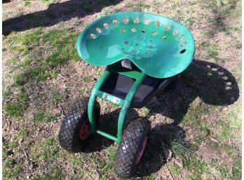 Rolling Garden Work Seat With Tool Tray Originally $60