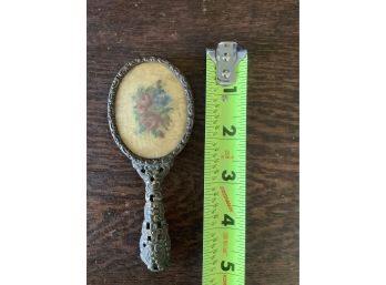 Antique 6 Inch Hand Mirror