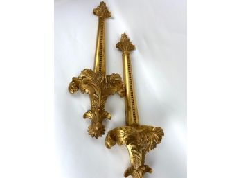 Gilt Wood Decor Pieces