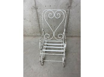 Wrought Metal Children's Rocker