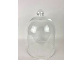 Large Clear Glass Cloche