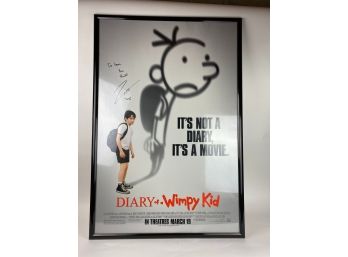 Autographed 'Diary Of A Wimpy Kid' Movie Poster