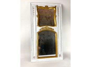 White And Gold Wall Mirror