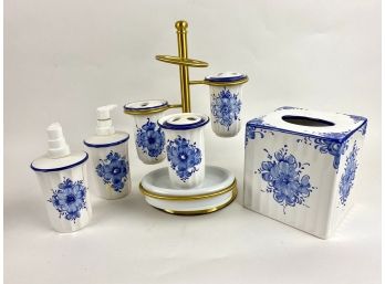 Vestal Alcobaca Hand Painted Ceramic Bathroom Accessories